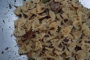 farfalle,guanciale, trufffles