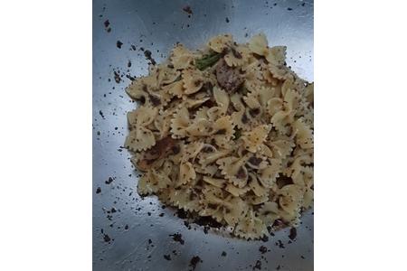 farfalle,guanciale, trufffles