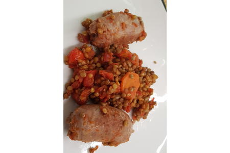 lentils Salsicce