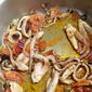 Moscardini in the pan