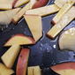 potatoes in the pan